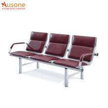 Durable Waiting Chair for Office, Public Seating, Three Seaters